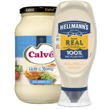 Calvé mayonaise*, yofresh of Hellmann’s